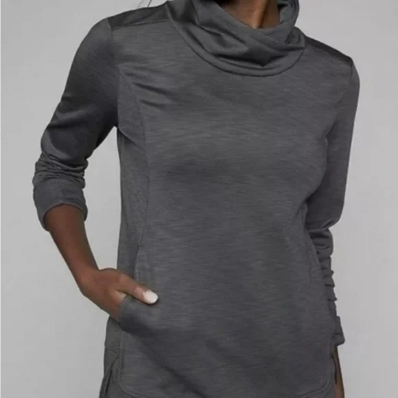 Athleta Dark Gray Cowl Neck Sweater - Picture 12 of 12
